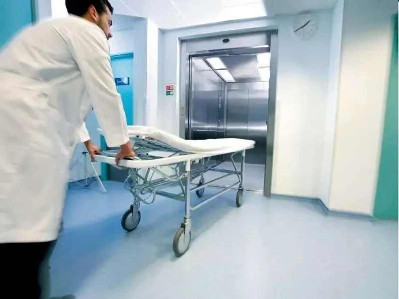 Hospital Lift by Rajdhani Lifts – spacious hygienic medical elevator for patient transport